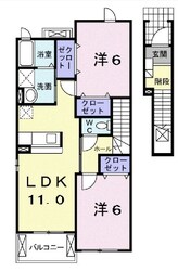 ヴィラ・ミコハタの物件間取画像